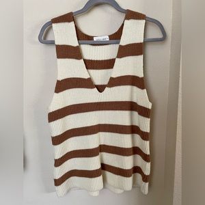 Luca and grae sweater tank and shorts two piece set